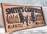 Custom Campsite Sign