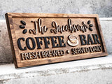 Custom Coffee Bar Sign