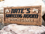 Game Room Name Sign