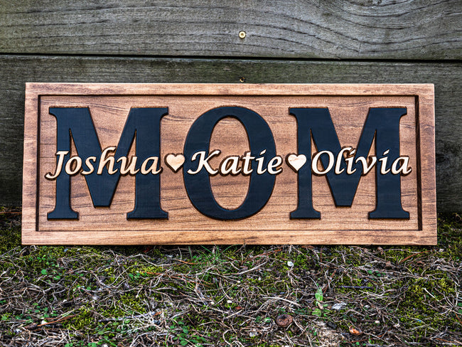 Personalized Mom Sign – Dad Option Available