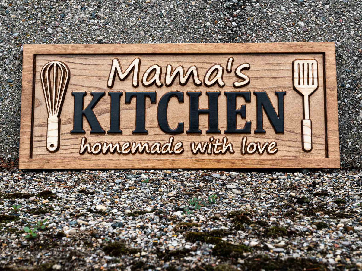 Kitchen wood signs hotsell