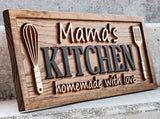 Custom Kitchen Name Sign