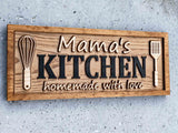 Custom Kitchen Name Sign