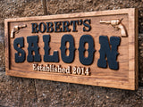 Custom Saloon Pub Sign