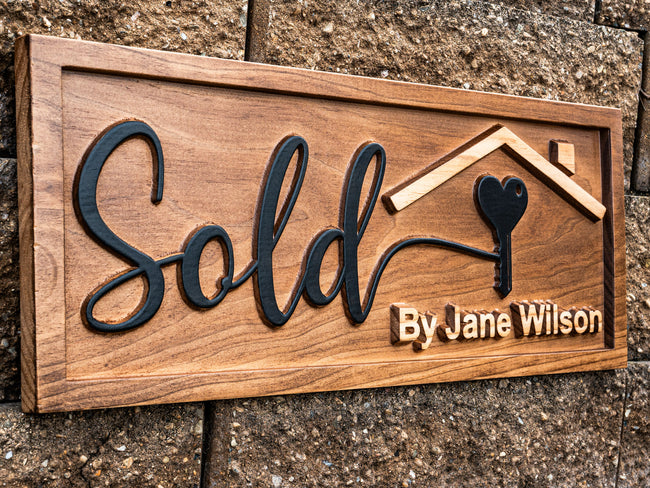 Real Estate SOLD Sign