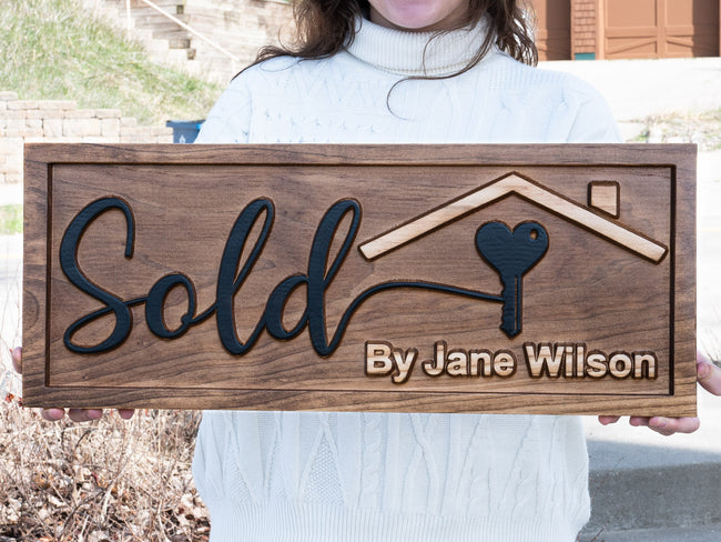 Real Estate SOLD Sign