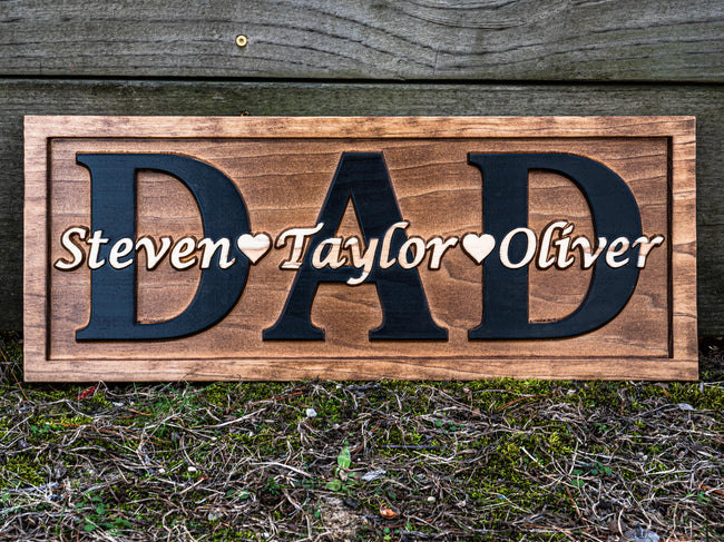 Personalized Mom Sign – Dad Option Available