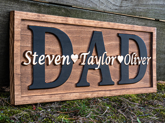 Personalized Mom Sign – Dad Option Available