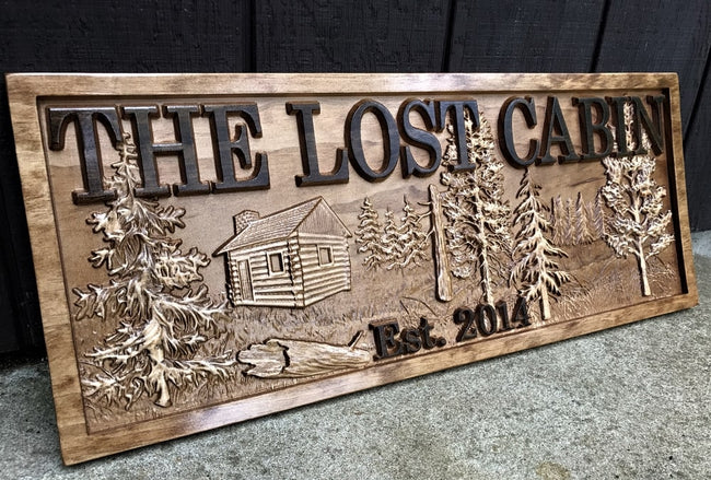 Cabin Sign