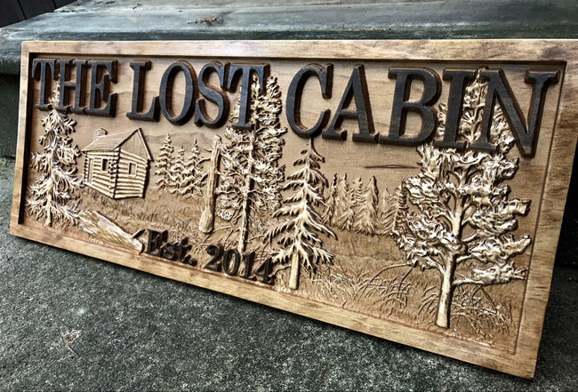 Cabin Sign