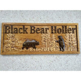Personalized Wooden Bear Sign - 3D Woodworker