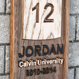 Vertical Basketball Jersey Sign