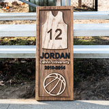 Vertical Basketball Jersey Sign