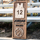 Vertical Baseball Softball Jersey Sign