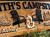 Custom Campsite Sign