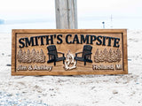 Custom Campsite Sign