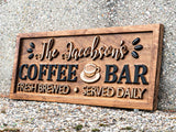 Custom Coffee Bar Sign