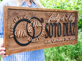 Personalized Mr & Mrs Sign