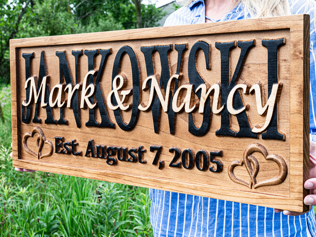Wedding gift personalized sign | Beachweddingtips.com