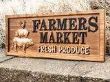 Personalized Farmers Market Sign