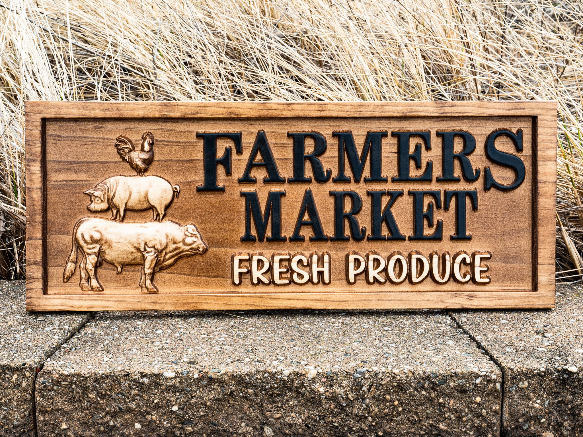 Personalized Farmers Market Sign