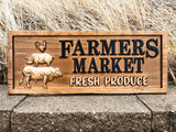 Personalized Farmers Market Sign