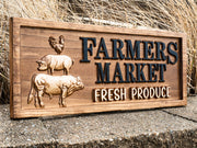 Personalized Farmers Market Sign