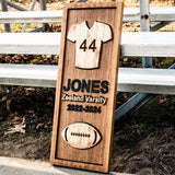 Vertical Baseball Softball Jersey Sign