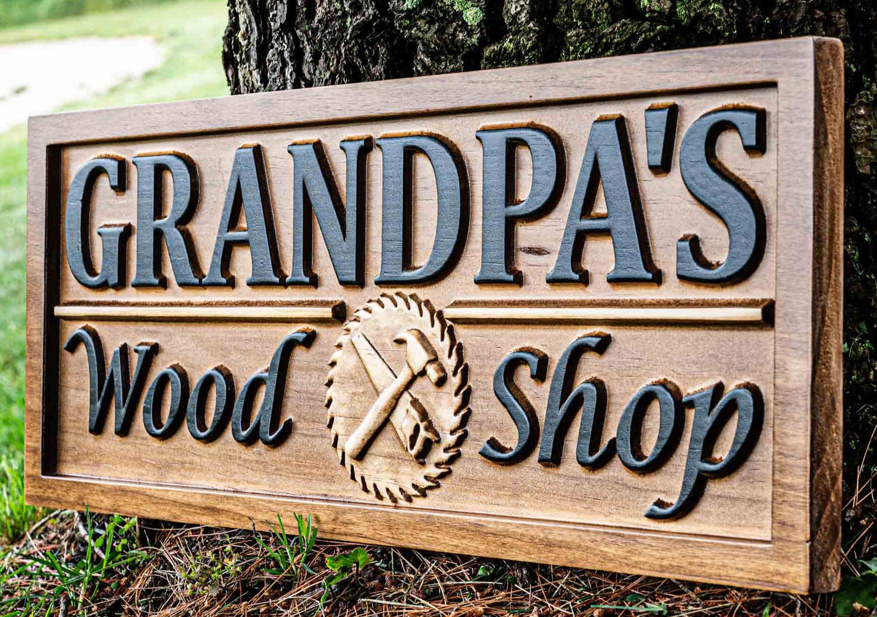 Woodworking Shop Sign Fathers Day Gift Gifts for Men Garage Sign