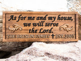 Bible Verse Family Name Sign
