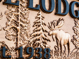 Moose with Trees