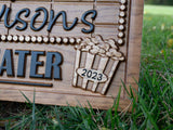 Custom Movie Room Name Sign