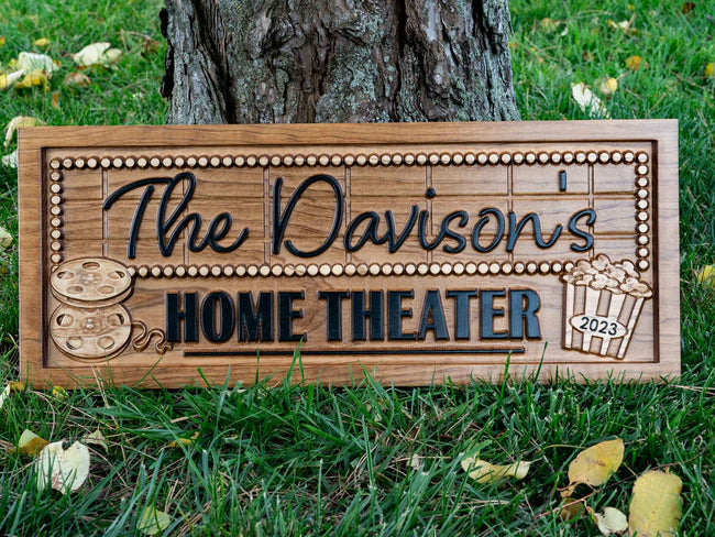 Custom Movie Room Name Sign