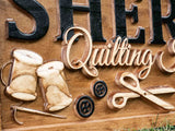 Sewing or Quilting Room Sign