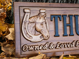 Horse Name Sign