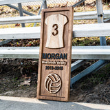 Vertical Baseball Softball Jersey Sign