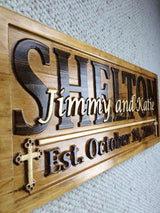 Couples Sign with Crosses