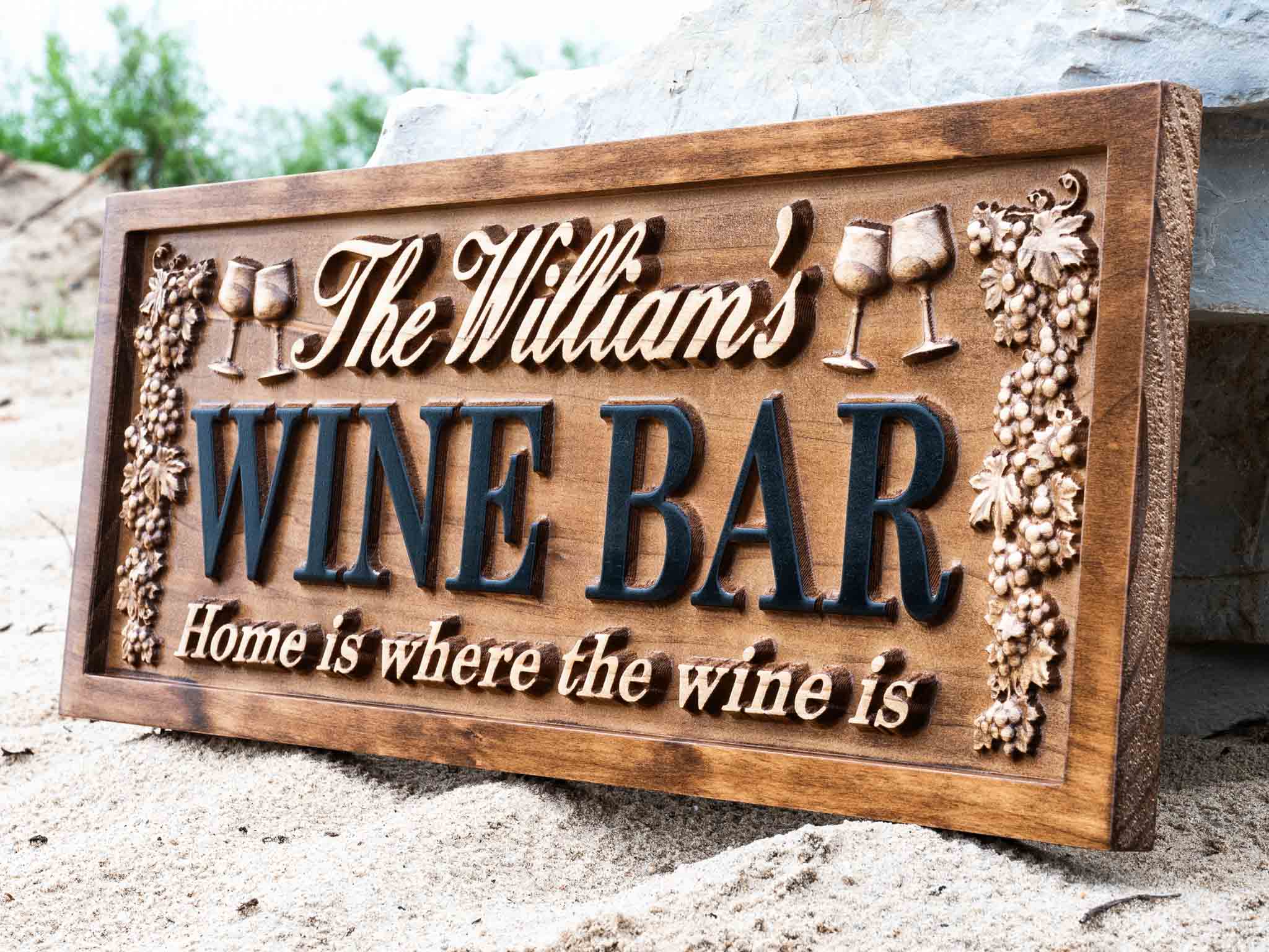 Custom Wine Bar Sign