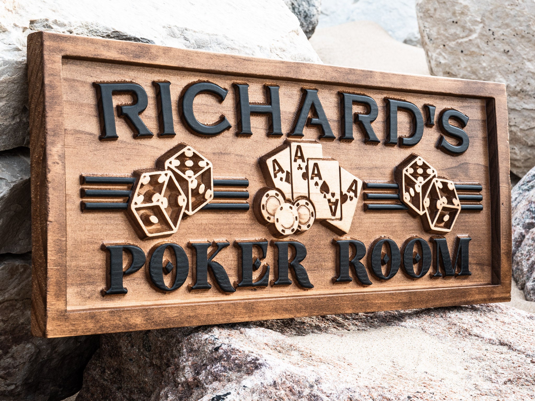 Poker Rigged Sign Poker Room Sign