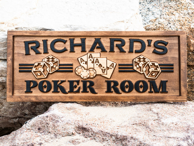 Poker Room Sign