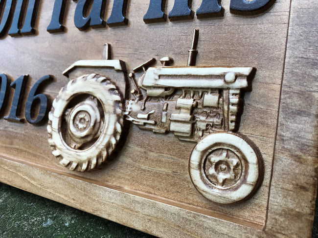 Farm Tractor - 3D Woodworker