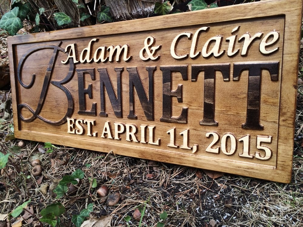 Custom Personalized TEXT Wooden Sign Wall Décor, Your Own  Custom wood sign display picture 1